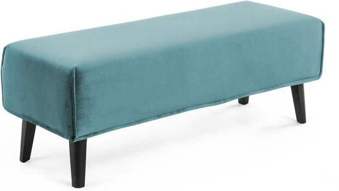 Kave Home Halbank 'Dyla' 111cm, Velvet, kleur Turquoise