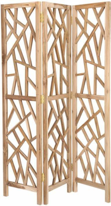 Kave Home Roomdivider 'Avaline' Teakhout