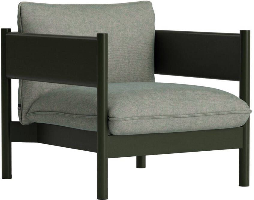 HAY Arbour Eco Club Fauteuil Bottle Green Gelakt Beuken Atlas 931