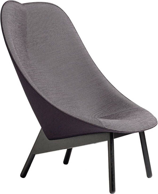 HAY Uchiwa Fauteuil Zwart Onderstel Surface 670 Remix 783