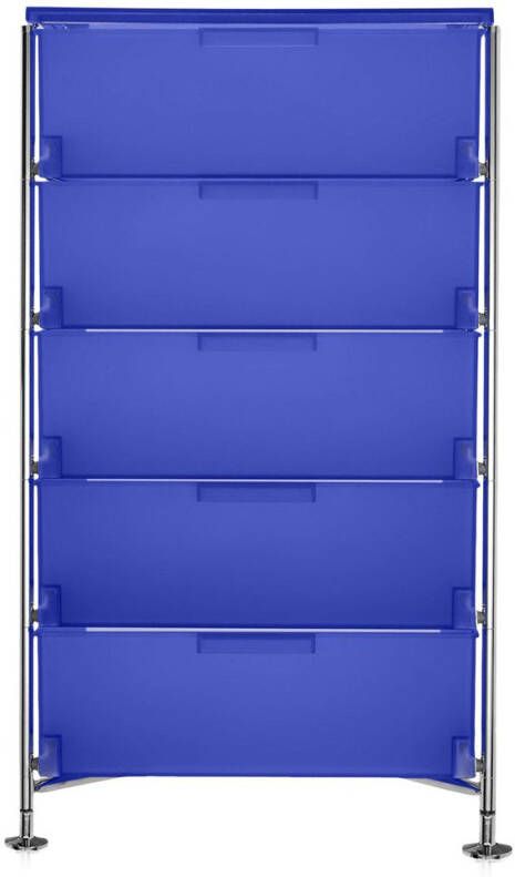Kartell Mobil 5 Ladenkast Kobaltblauw Poten
