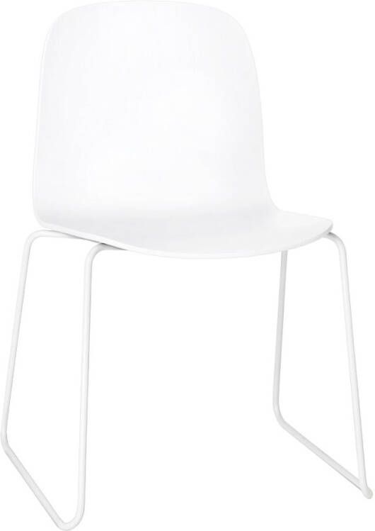 Muuto Visu Chair Sledebasis Wit