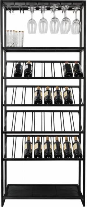 Zuiver Wijnkast Cantor zwart