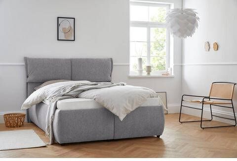 andas Bekleed ledikant Jenson als bedframe of met 3 verschillende matrassoorten en hardheden, design by morten georgsen