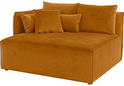 elbgestoeber Ottomane Elbdock korte lounge module zelf samenstellen, breedte 138 cm, diepte 128 cm