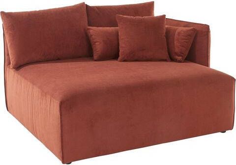 elbgestoeber Ottomane Elbdock korte lounge module zelf samenstellen, breedte 138 cm, diepte 128 cm