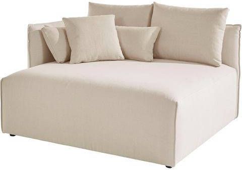 elbgestoeber Ottomane Elbdock korte lounge module zelf samenstellen, breedte 138 cm, diepte 128 cm