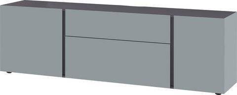 GERMANIA Tv meubel MESA Breedte 180 cm met glazen fronten