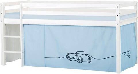 Hoppekids Hoogslaper Eco Dream met matras & gordijn, grote collectie