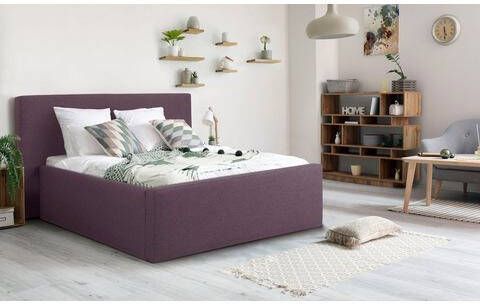 INOSIGN Bekleed ledikant DALINA rechtlijnig hoofdbord, in 5 breedten, ook in 220 cm lengte