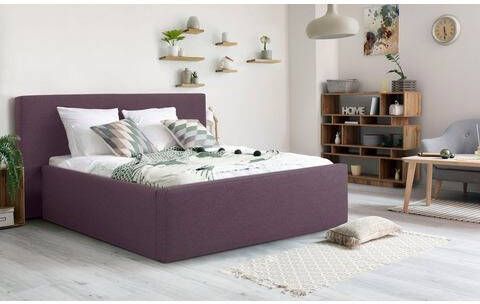 INOSIGN Bekleed ledikant DALINA rechtlijnig hoofdbord, in 5 breedten, ook in 220 cm lengte