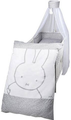 Roba ® Toebehoren voor hemelbed Nijntje 4 delig, met overtrekset, hoofdbeschermer en hemel