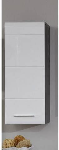 trendteam Hangend kastje Skin Hoogte 77 cm, badkamerkast met fronten in hoogglans of hout look