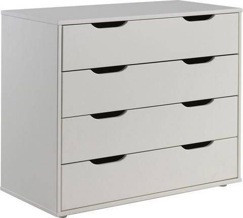 Vipack Pino Commode 4 Lades Wit