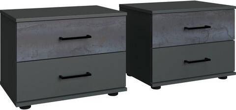 Wimex Nachtkastje Kopenhagen in 2 hoogtes