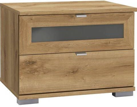 Wimex Nachtkastje met glasinzet, in 2 hoogten