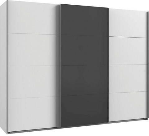 Wimex Zweefdeurkast Valencia met glazen elementen