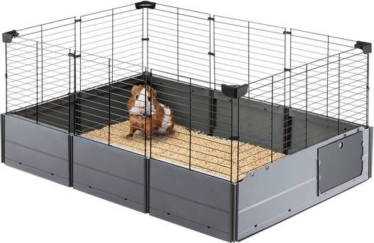 ferplast Knaagdierkooi Multipla Open 107, 5x72x50cm grijs Knaagdieren