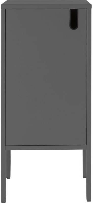 Tenzo wandkast Uno 1 deurs grijs 89x40x40 cm Leen Bakker