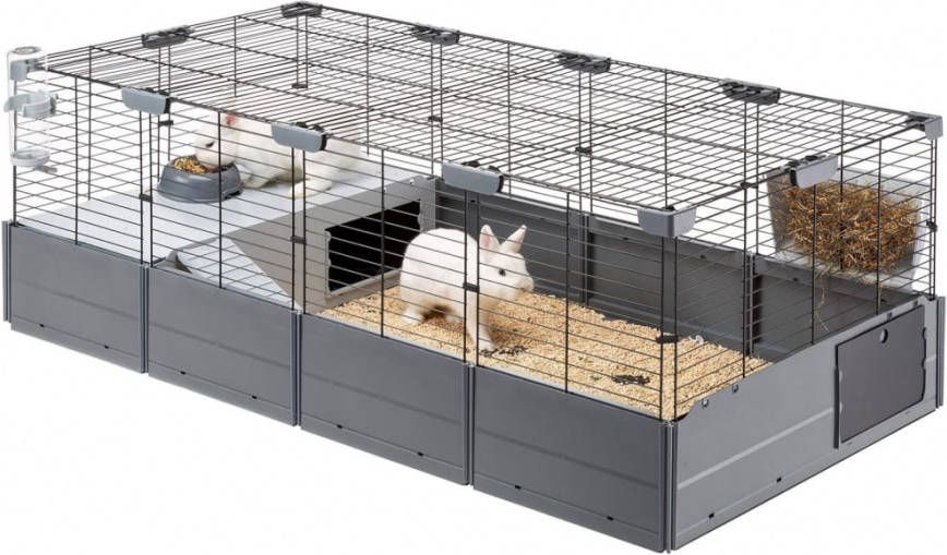 Ferplast Multipla Maxi Dierenverblijf 142.5x72x50 cm Grijs