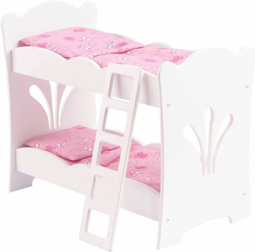 KidKraft Poppenstapelbed 52, 7x29, 5x44, 5 cm wit 60130
