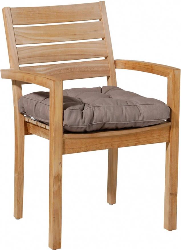 Madison kussens Matraskussen 47x47cm Florance  Panama taupe(zonder witte bies )