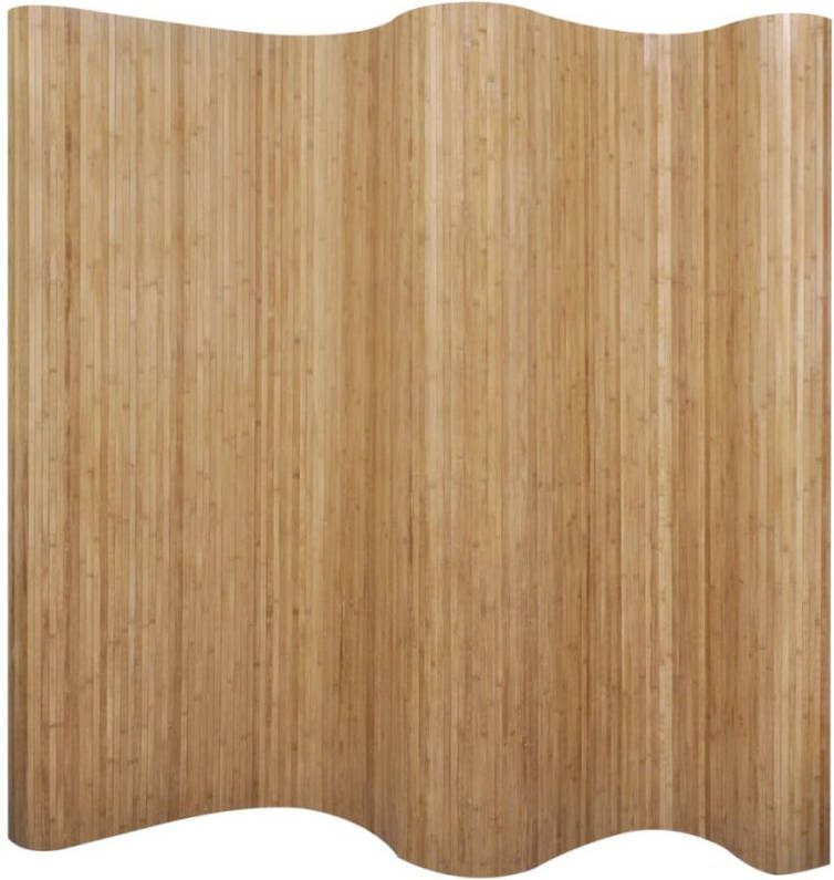 vidaXL Kamerverdeler natuurlijk bamboe 250x195 cm
