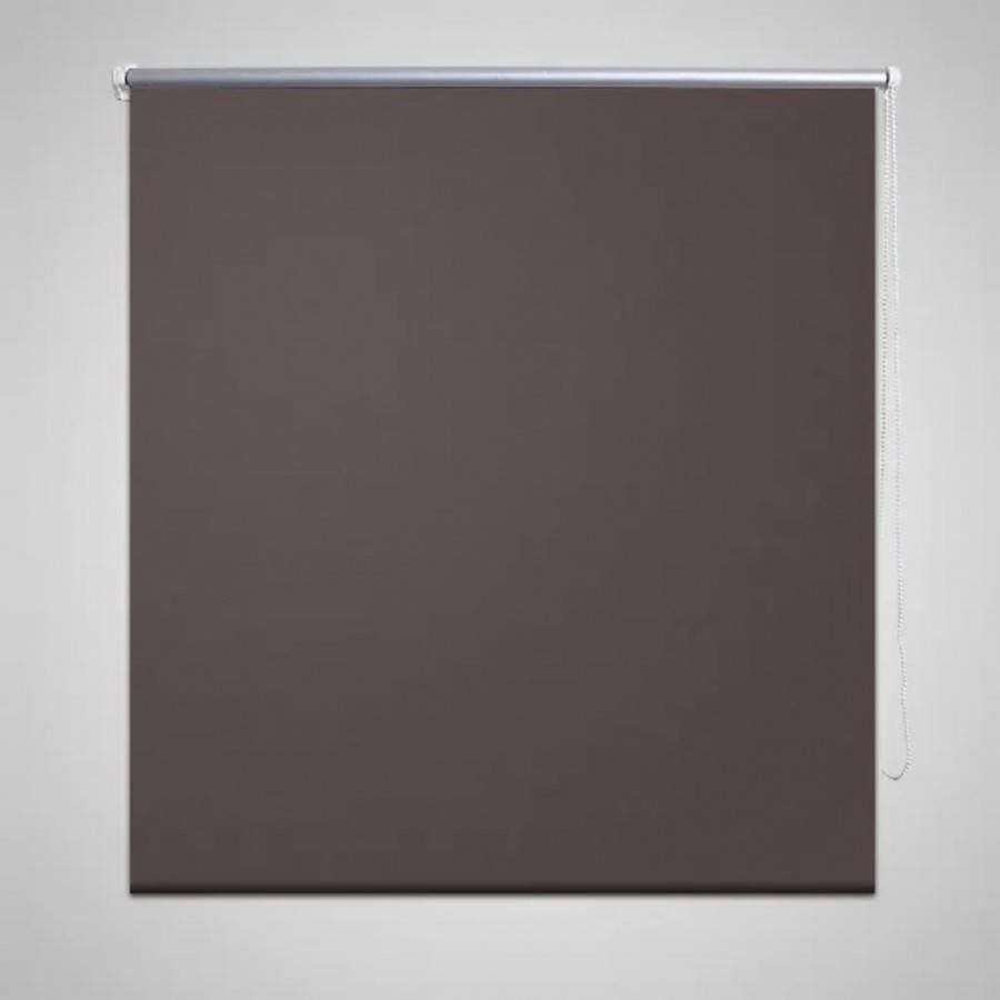VIDAXL Rolgordijn verduisterend 40 x 100 cm koffie