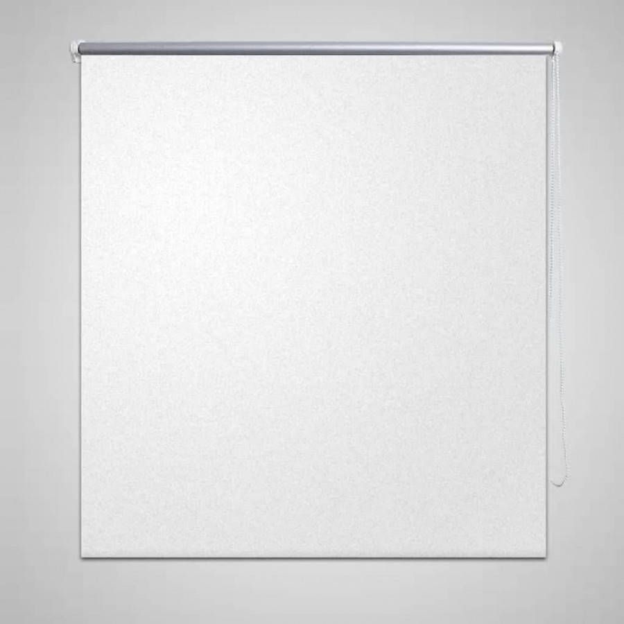 VIDAXL Rolgordijn verduisterend 40 x 100 cm wit