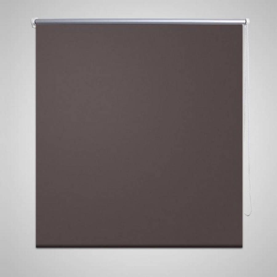 VIDAXL Rolgordijn verduisterend 80 x 175 cm koffiebruin