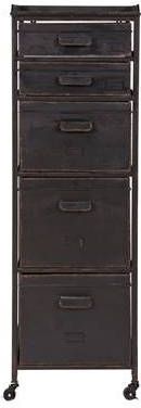 Be Pure Home Kast Stuff metaal zwart