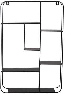Bloomingville Wandrek Ebert Zwart Metaal 62 x 42 x 11,5