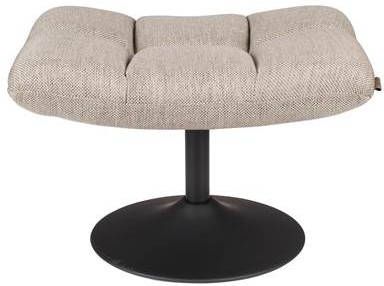 Dutchbone Hocker 'Bar', kleur Lichtgrijs