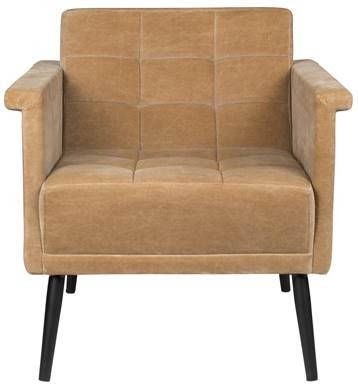 Dutchbone Fauteuil Sir William Vintage Camel 75 x 73 x 71