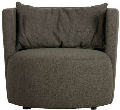 vtwonen Fauteuil Explore bruin bouclé