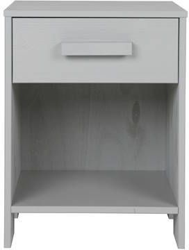 Trendhopper Nachtkastje Dennis grenen betongrijs geborsteld