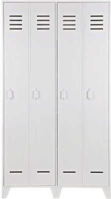 Woood Stijn Hoog 2drs Lockerkast Wit [Fsc]