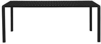 Zuiver Tuintafel Vondel zwart 214x97 cm