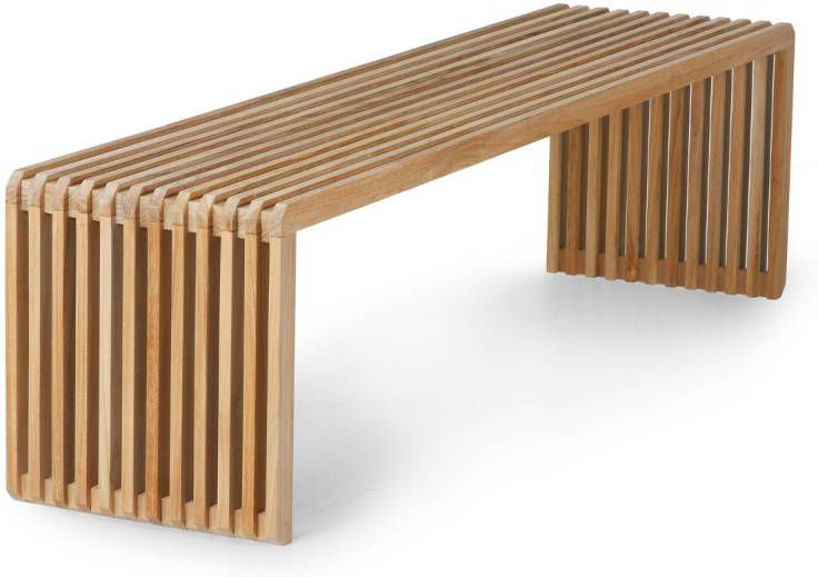 HKliving Bank met latten teak 160 cm
