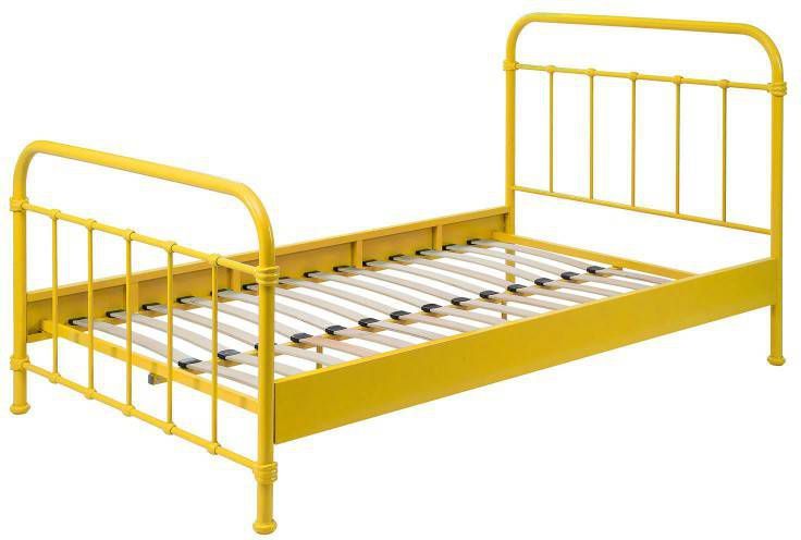 Vipack bed New York geel 120x200 cm Leen Bakker