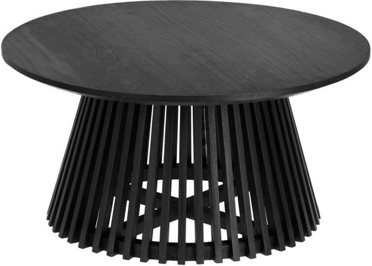 Kave Home Salontafel 'Jeanette' Ø80cm, kleur Zwart