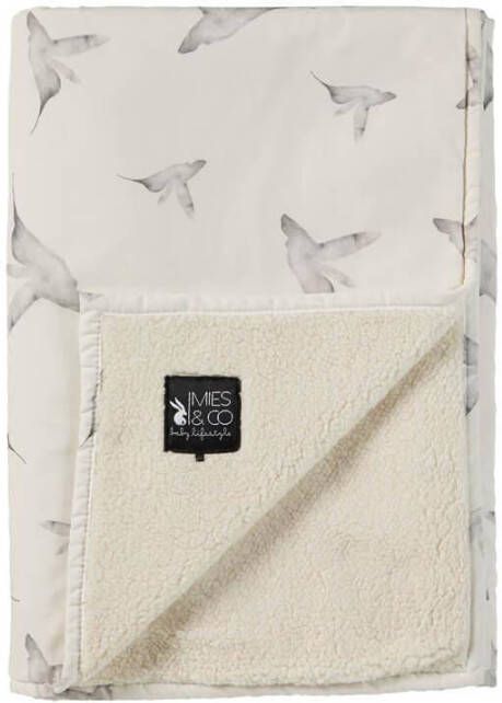 Mies & Co baby ledikantdeken soft teddy Little Dreams 110x140 cm