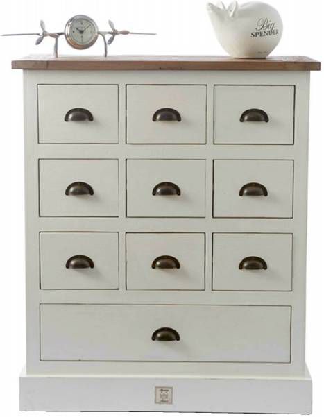 Rivièra Maison Ladenkast 'Newport' met 10 laden