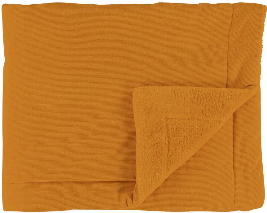 TRIXIE Plaids Fleece blanket, 75 x 100 cm Ribble Ochre Geel