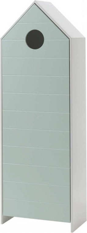 Leen Bakker Vipack kledingkast Casimi 1 deurs mint 171, 5x57, 6x37 cm