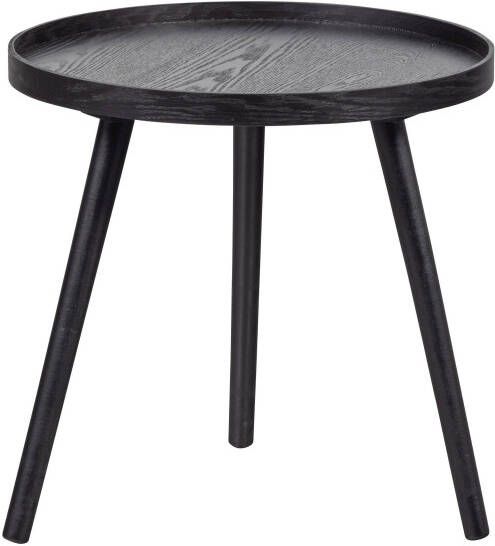 WOOOD Bijzettafel Mesa M hout zwart 45xØ45