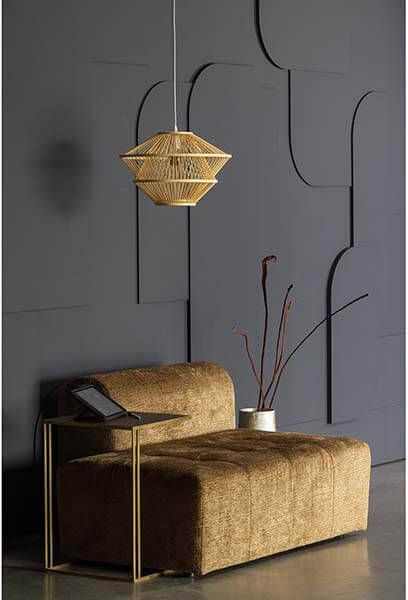 Be Pure Home Bijzettafel Bend Over metaal antique brass