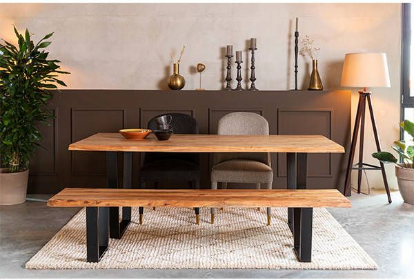 Dutchbone Eetkamerbank Aka 180x45 cm