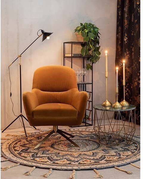 Dutchbone Fauteuil Robusto Whiskey 89 x 74 x 79