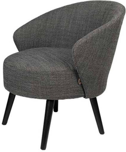 Dutchbone Fauteuil 'Waldo', kleur Antraciet